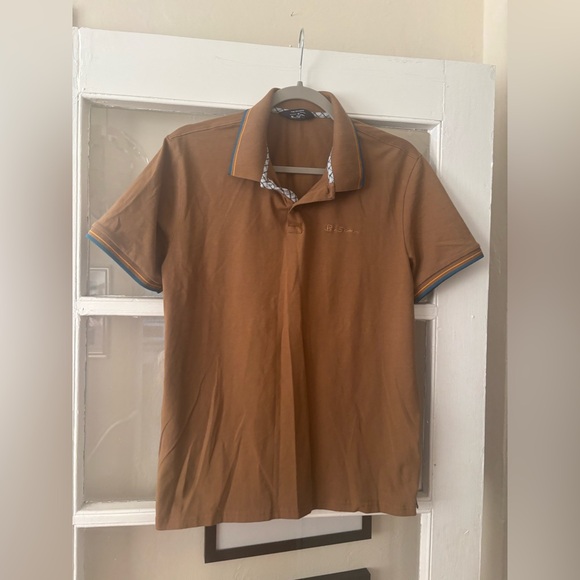 Ben Sherman Brown Polo Shirt size Medium - Picture 1 of 4